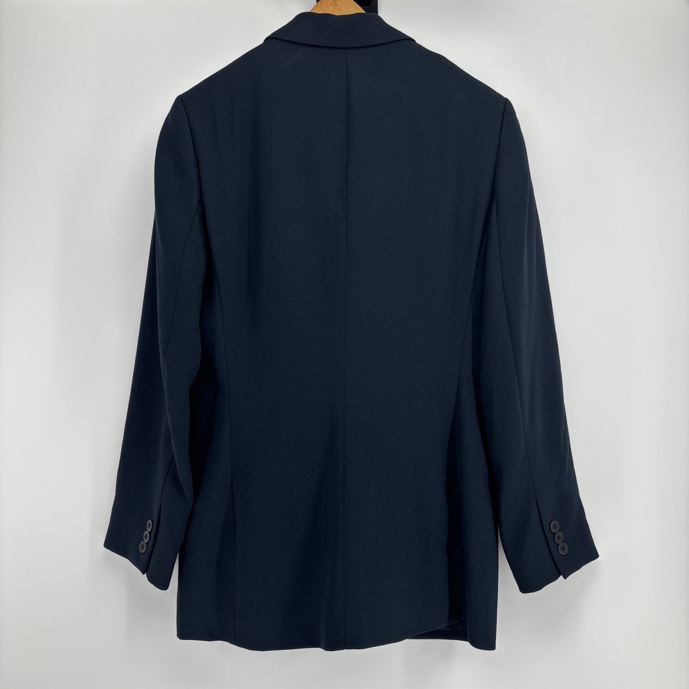 Liz Claiborne Collection Women 6 Navy Blue Blazer Suit Jacket Career - Picture 2 of 9